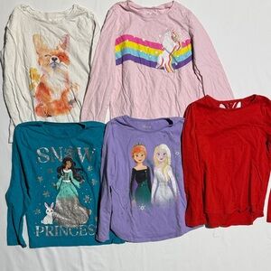 Kids Graphic Long Sleeve Shirts - Multicolor